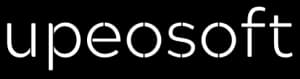 Upeoft white logo